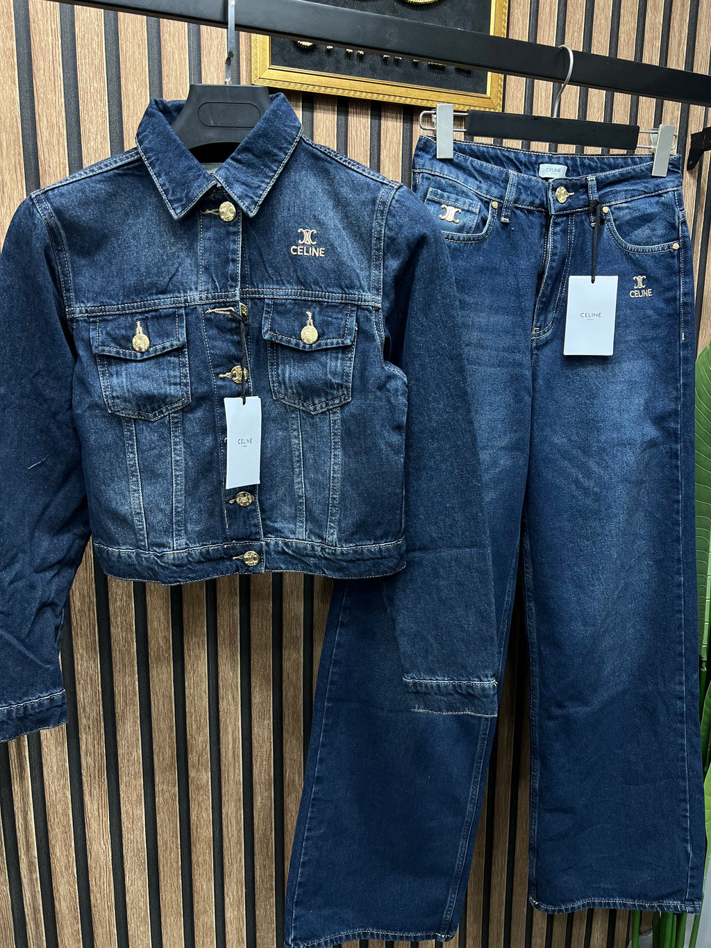 Celine γυναικείο jeans σετ c-0098