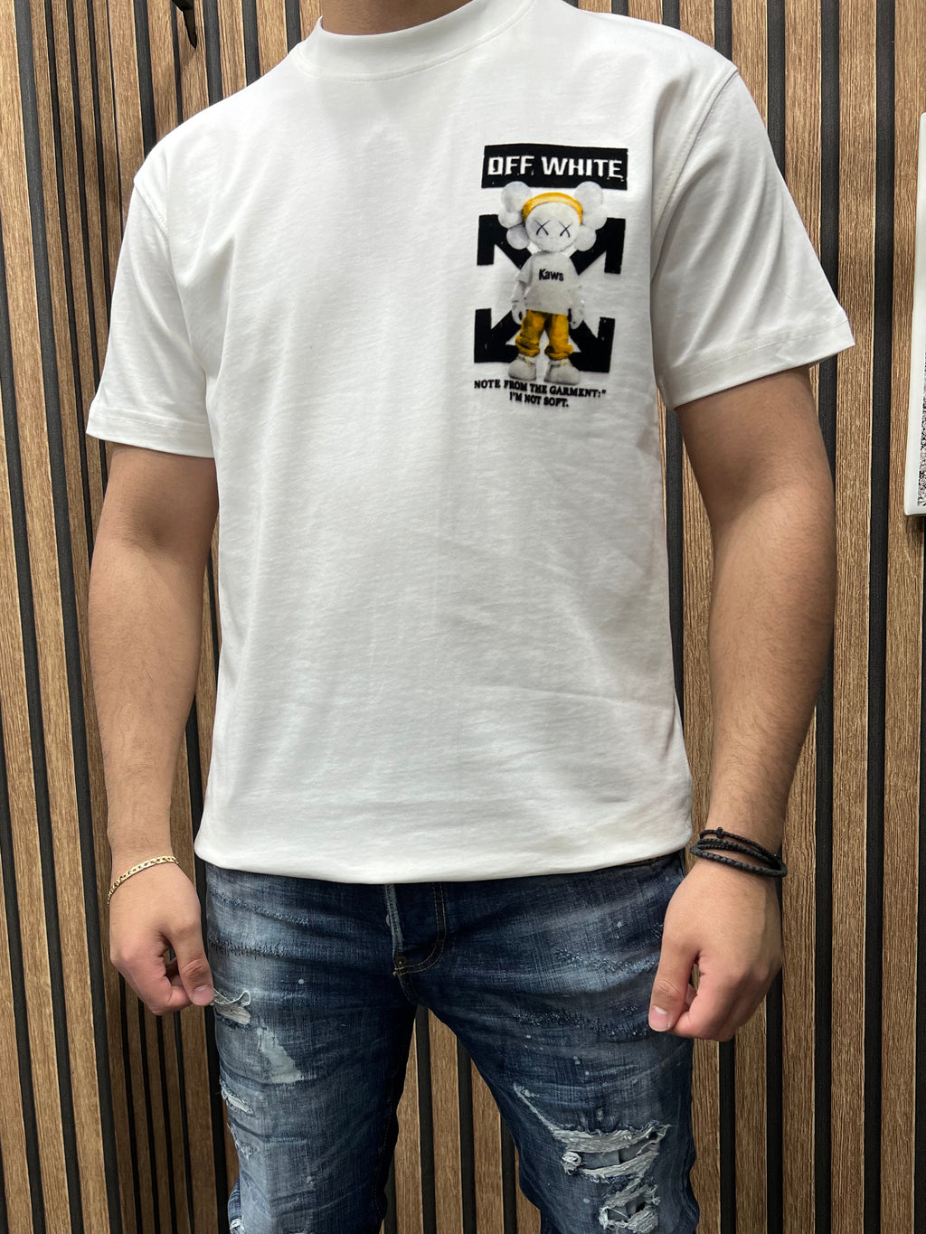 T-shirt Off White Kaws o-2004