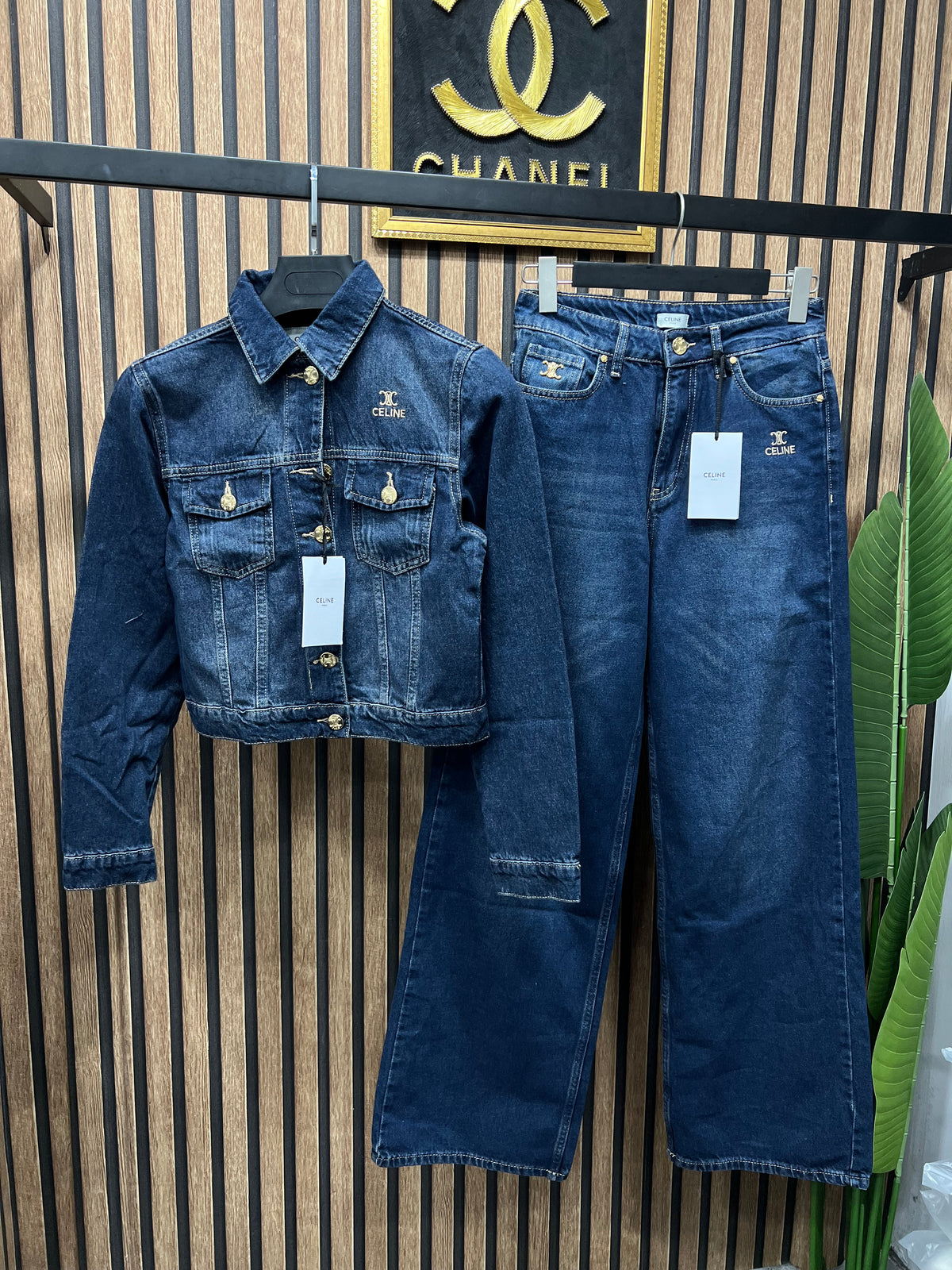 Celine γυναικείο jeans σετ c-0098