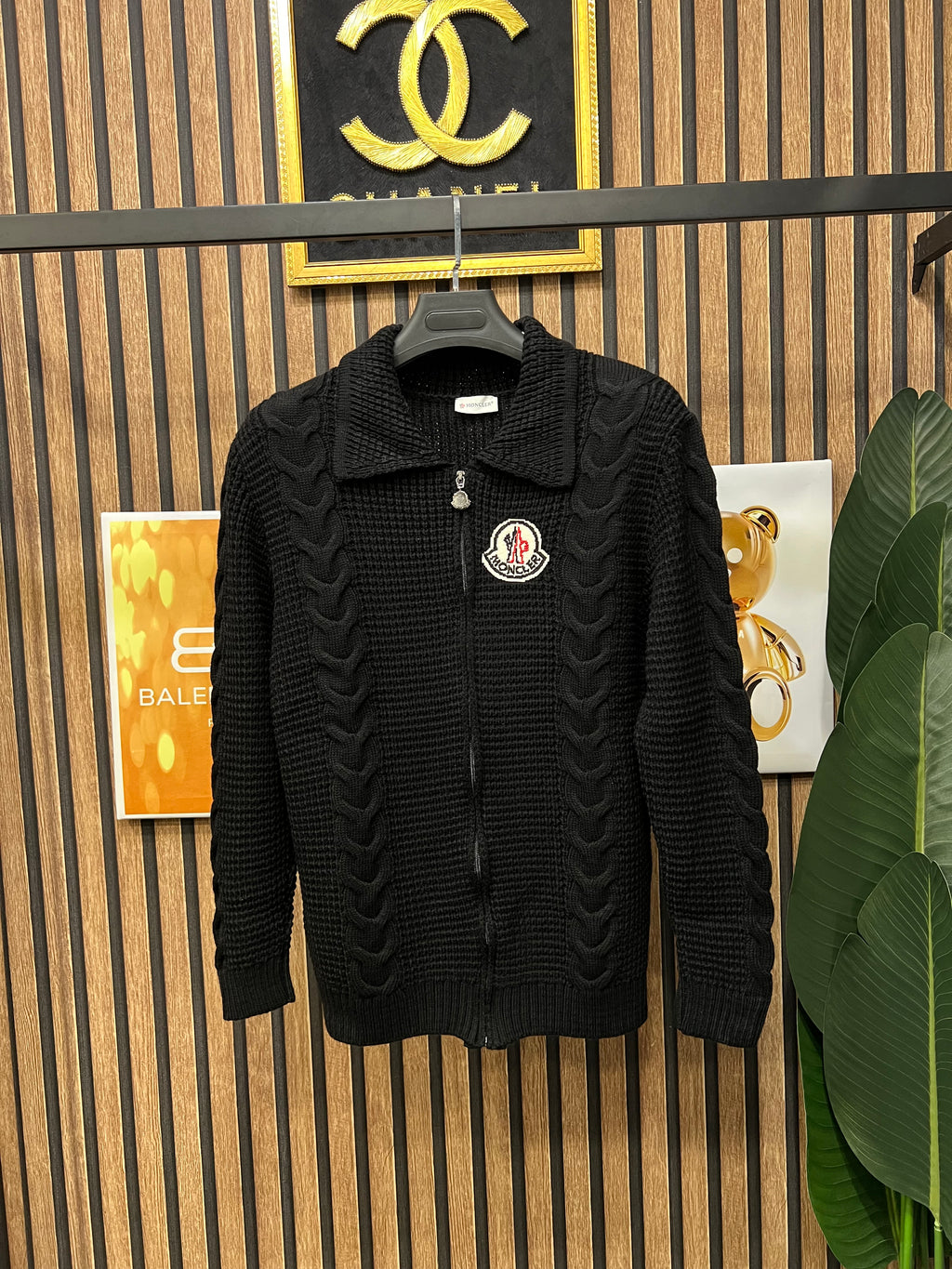 Moncler πλεκτή ζακέτα m-1018