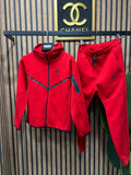 Nike tech fleece red  n-3007