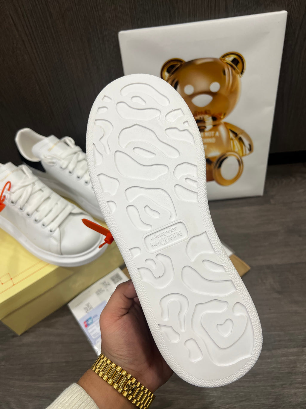 Sneakers  Alexander McQueen black white amc-10