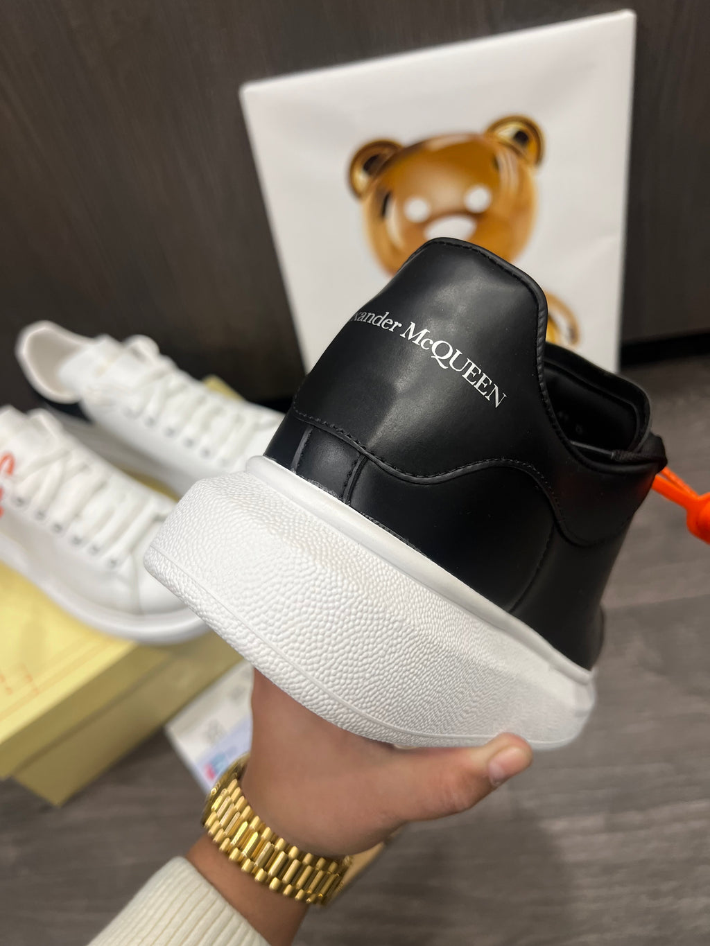 Sneakers  Alexander McQueen black white amc-10