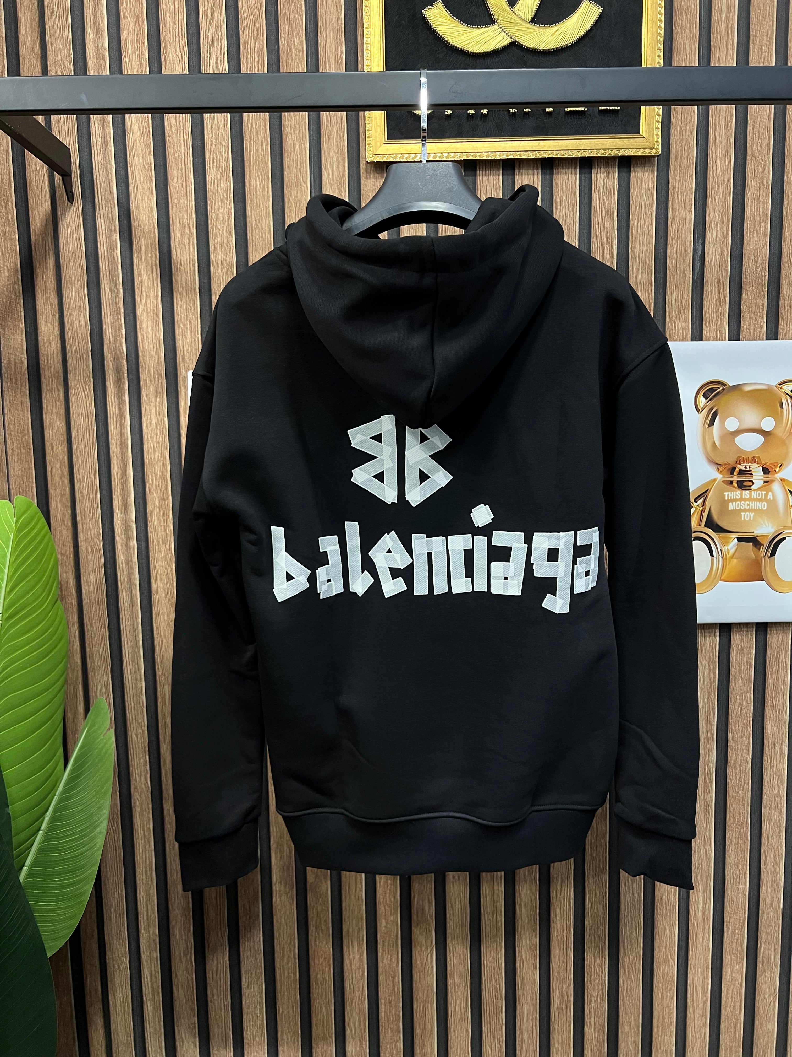 Balenciaga φούτερ με κουκούλα b-15