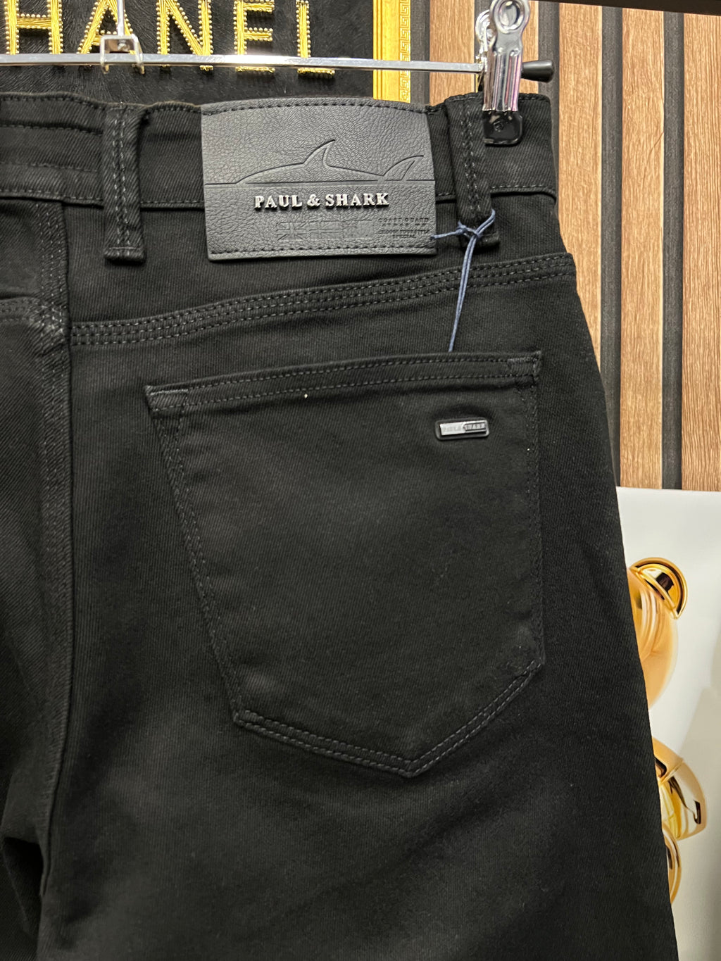 Jeans μαύρο παντελόνι Paul & Shark p-608