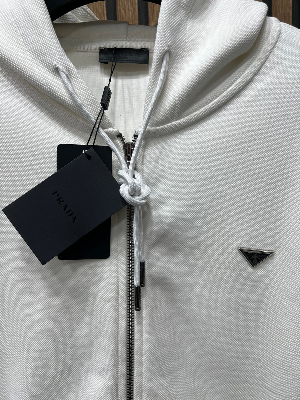 Prada ζακέτα πικέ p-0110
