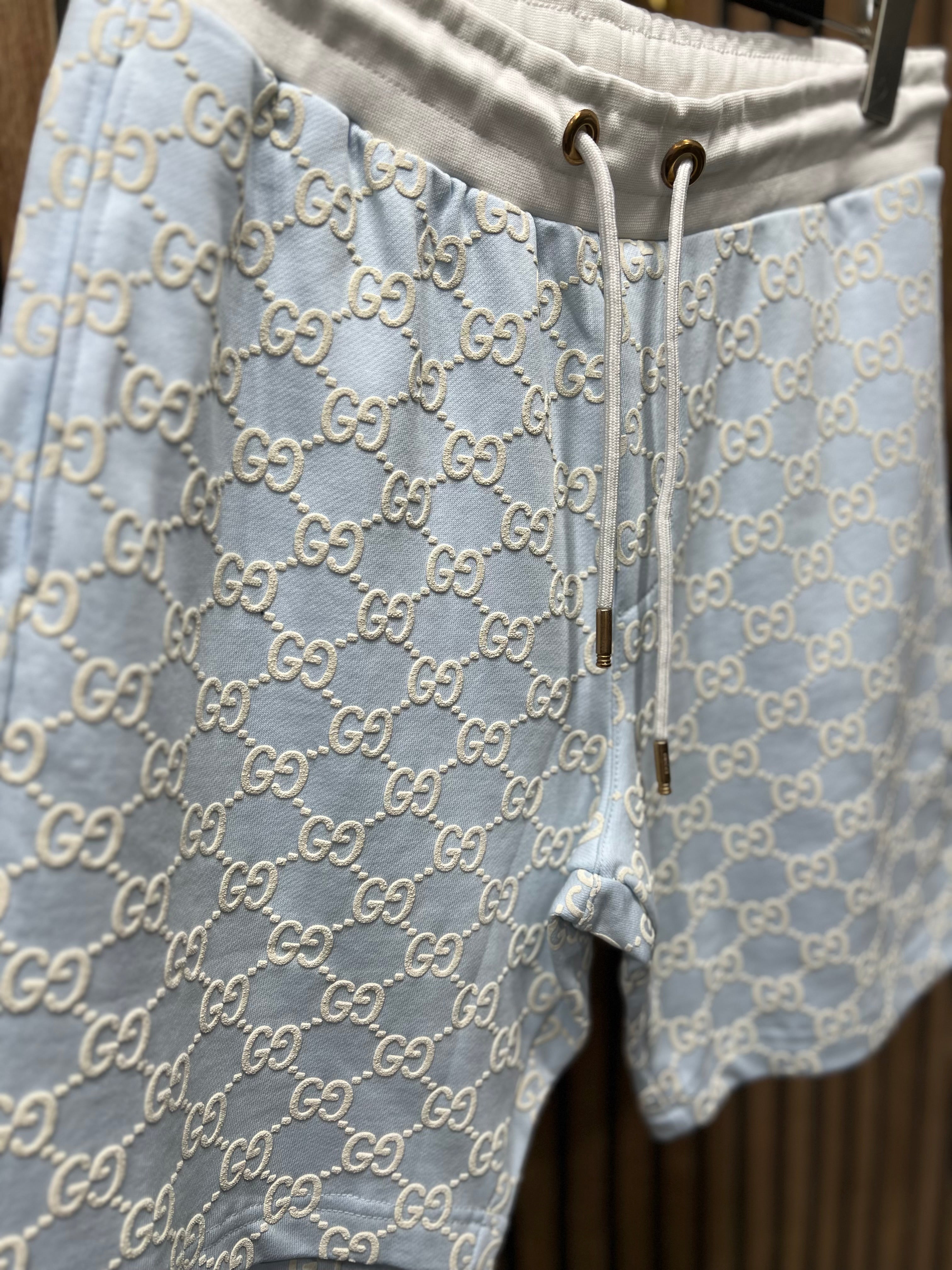 Gucci βερμούδα ανάγλυφο monogram g-2772