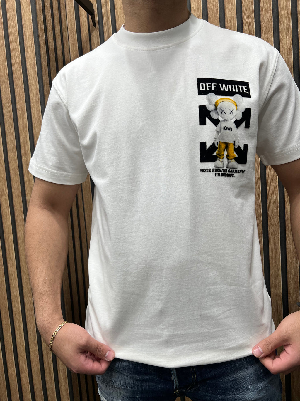 T-shirt Off White Kaws o-2004