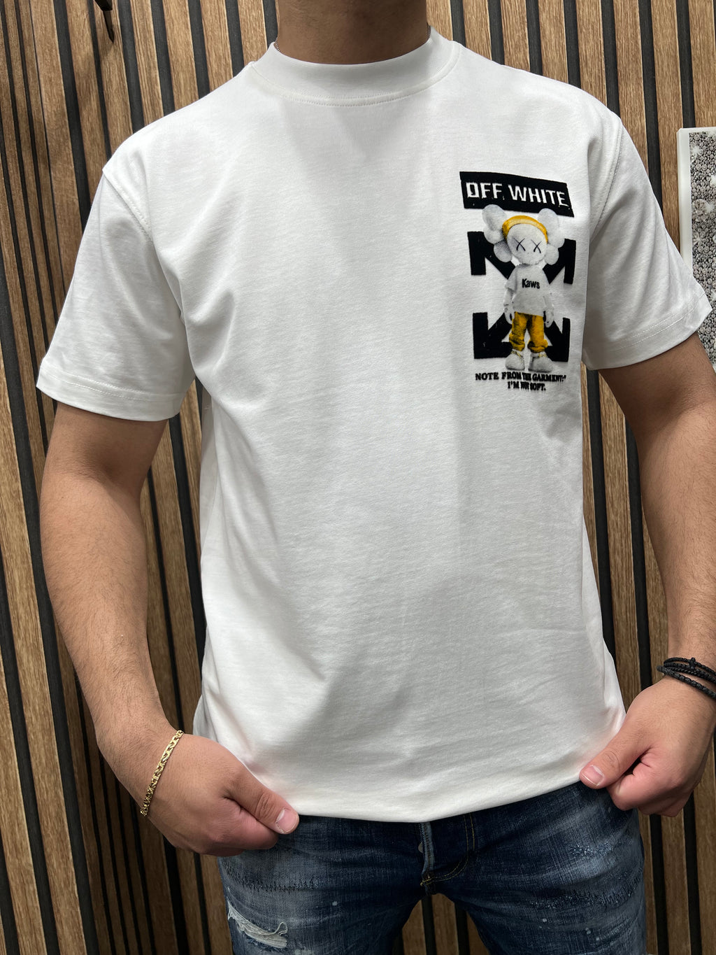 T-shirt Off White Kaws o-2004