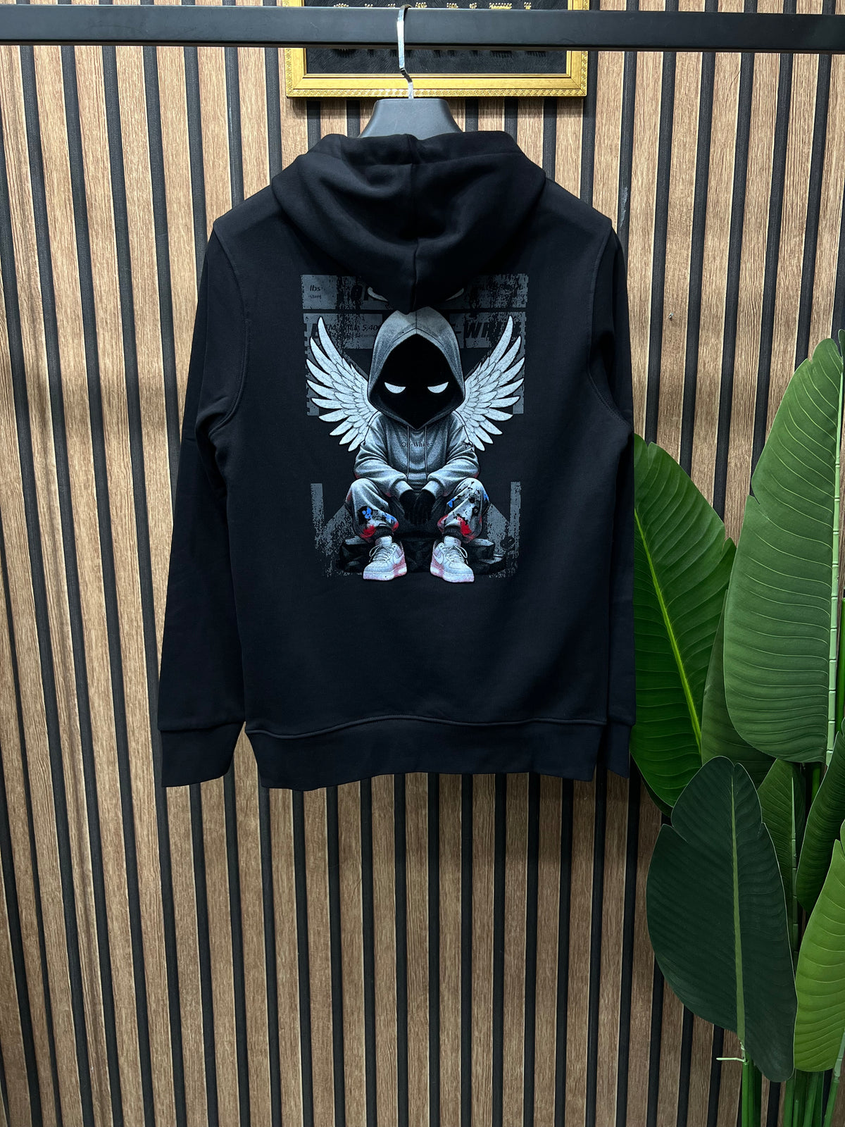 Off White φούτερ με κουκούλα o-0350