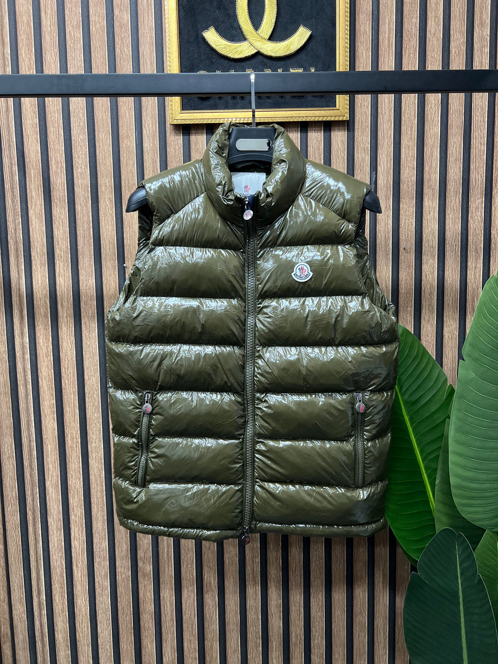 Moncler αμάνικο χακί m-0023