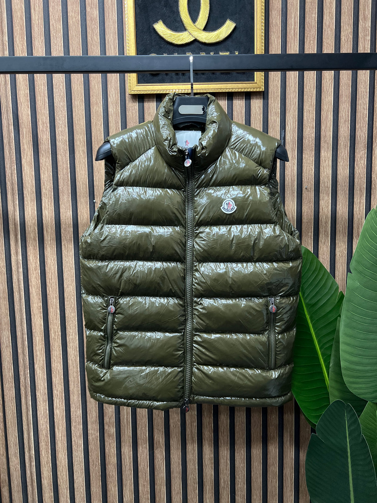 Moncler αμάνικο χακί m-0023