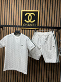 Lacoste  monogram σετ με βερμούδα l-2789