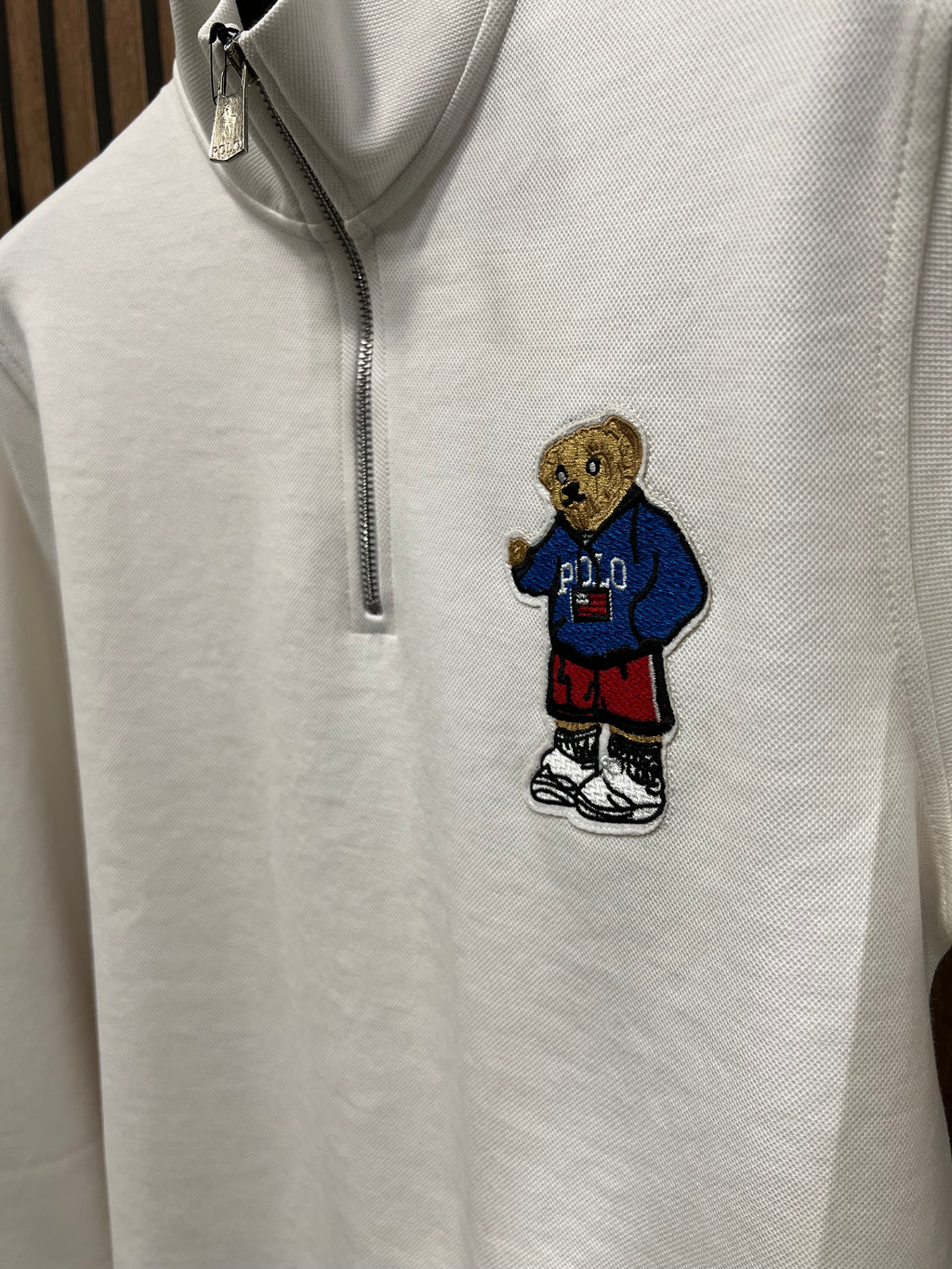 Polo Ralph Lauren μπλούζα με φερμουάρ στο γιακά p-90