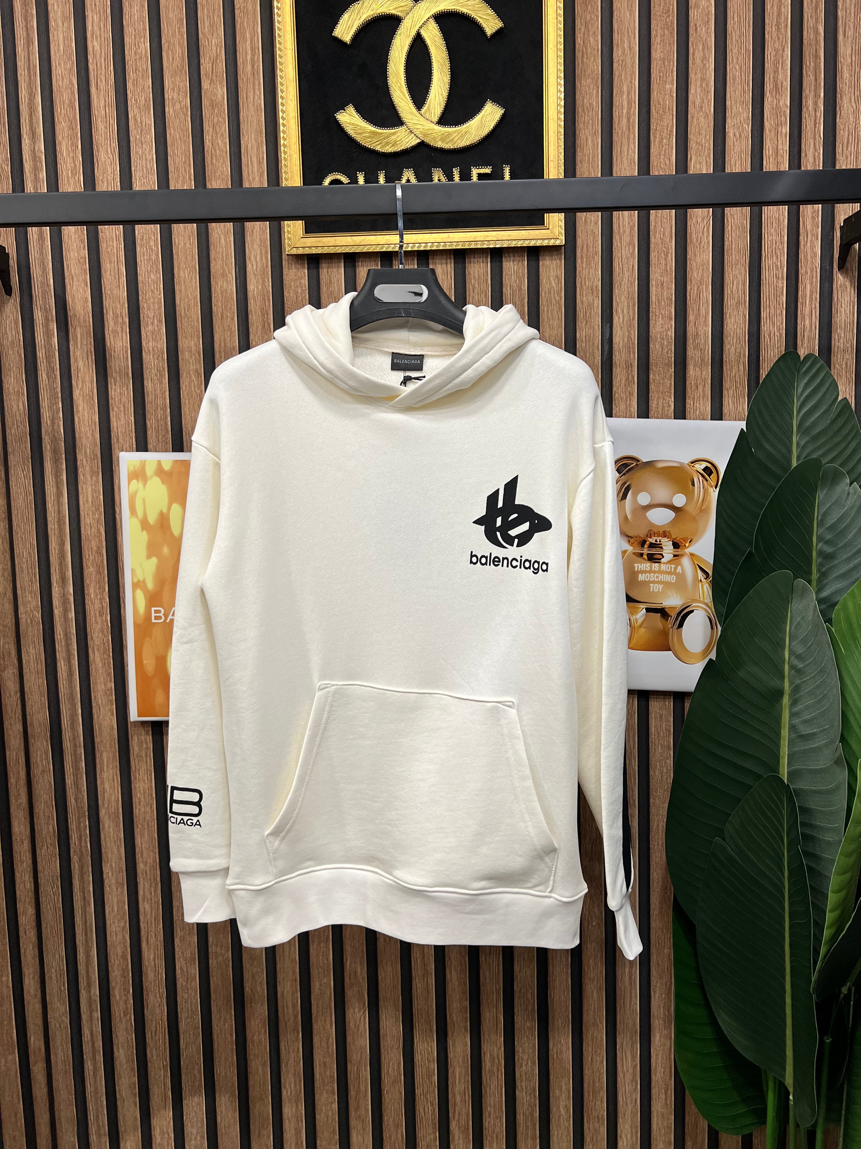 Balenciaga φούτερ με κουκούλα b-789