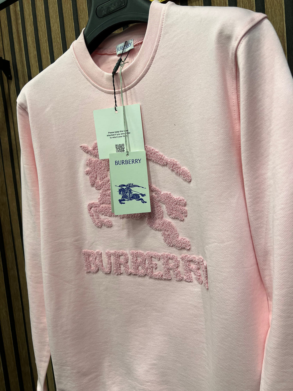 Burberry φούτερ pink b-1032