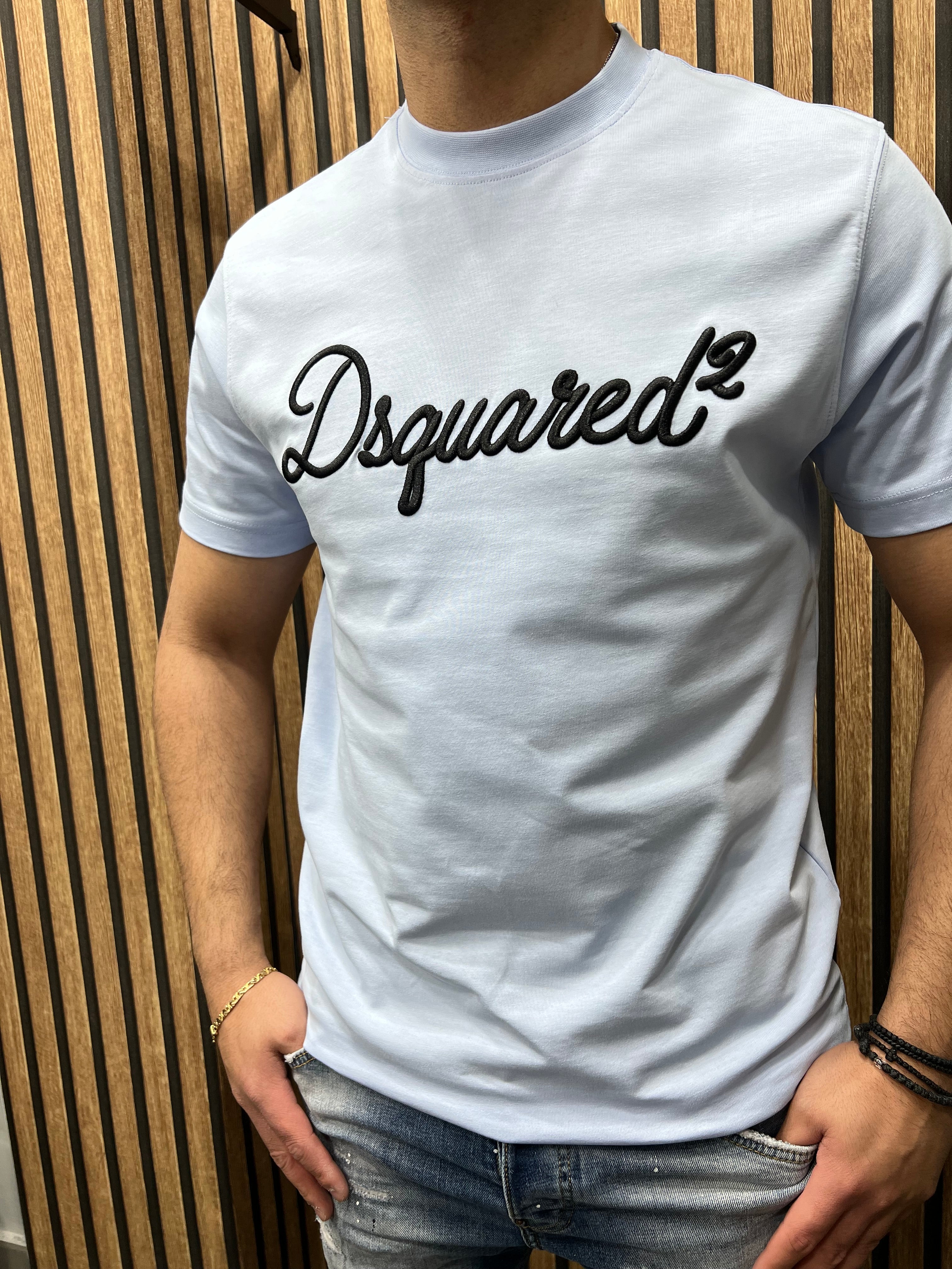 T-shirt Dsquared2 light blue d-1016