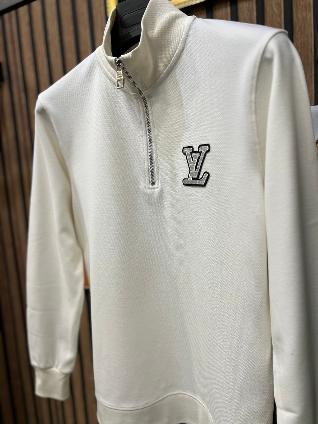 Louis Vuitton πικέ μπλούζα   με φερμουάρ στο γιακά lv-1012