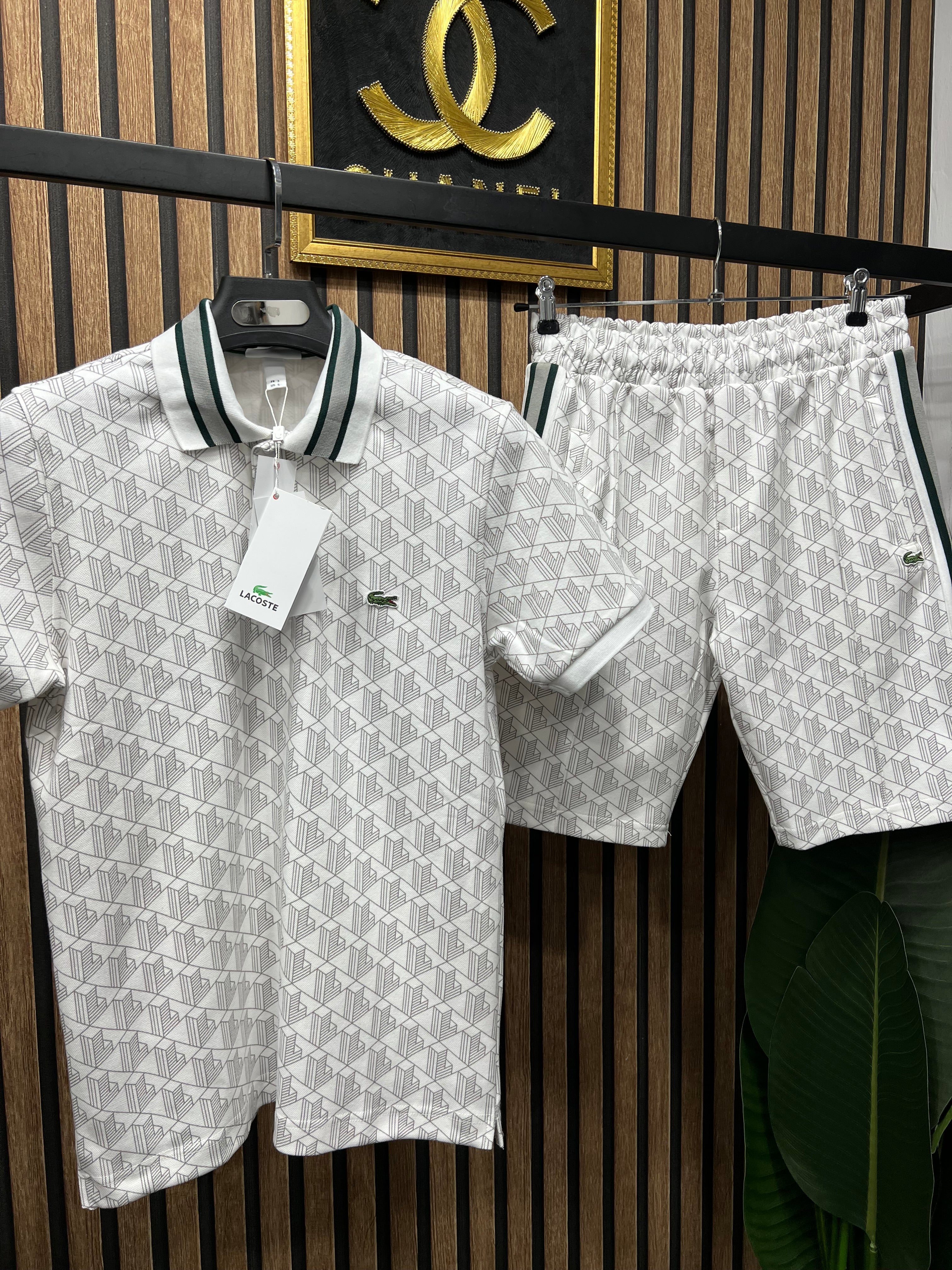 Lacoste σετ με βερμούδα l-224