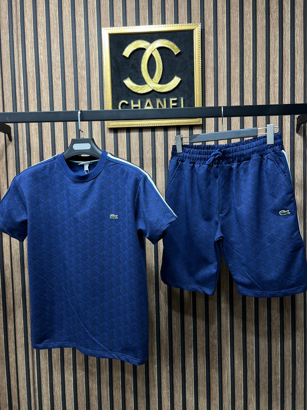 Lacoste σετ με βερμούδα l-2787