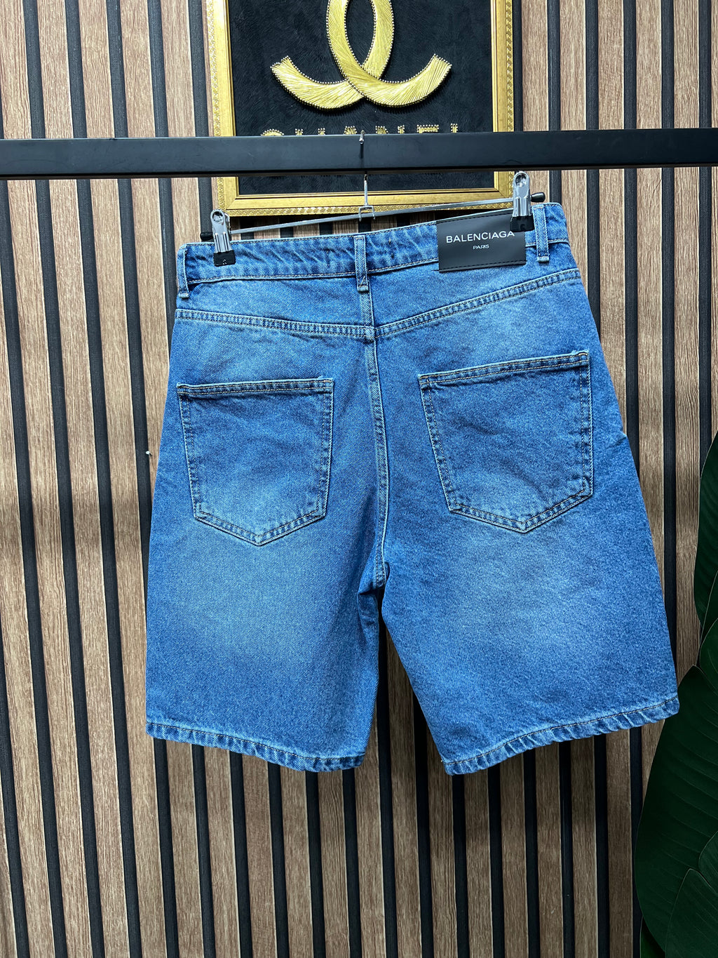 Balenciaga jeans βερμούδα b-226