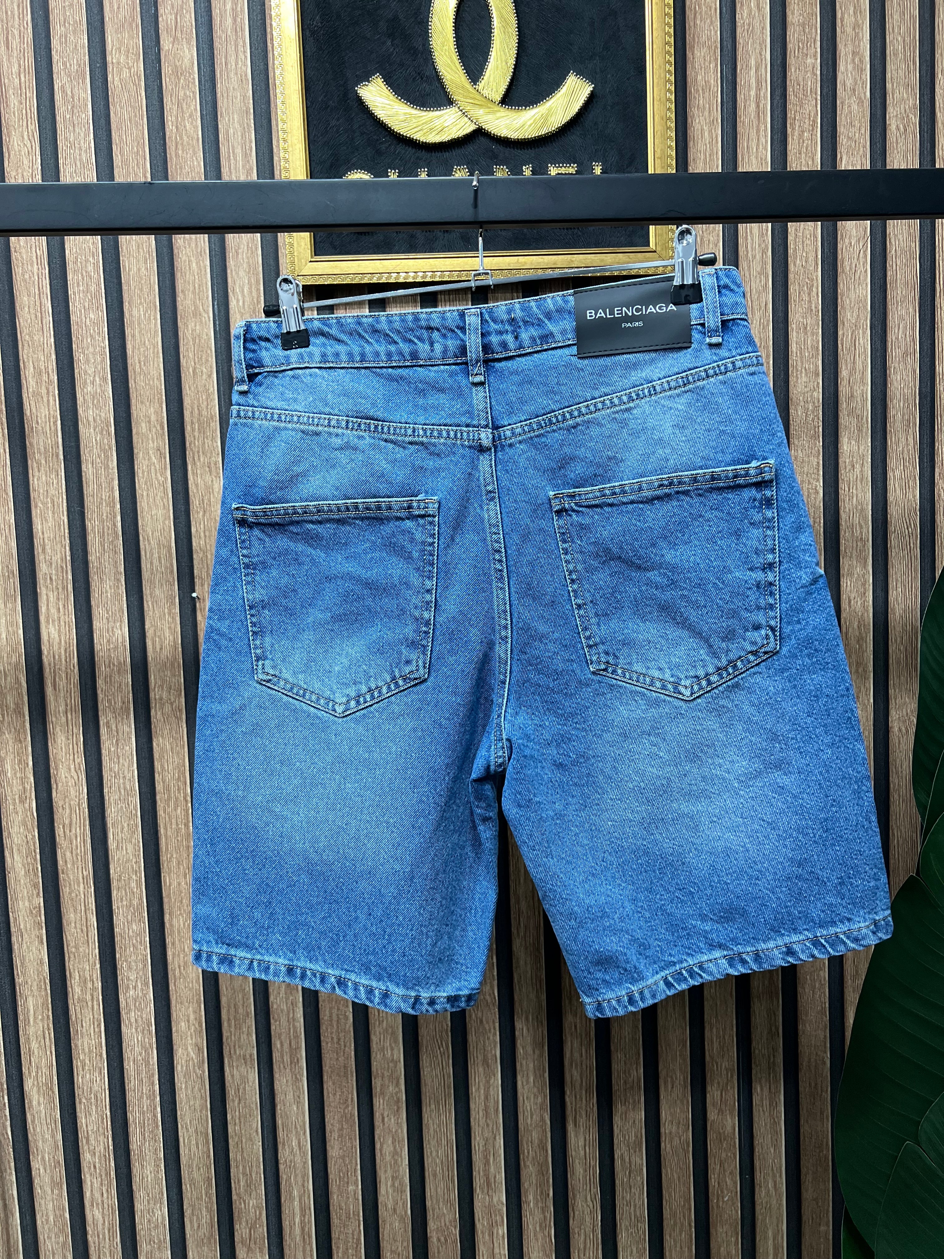 Balenciaga jeans βερμούδα b-226