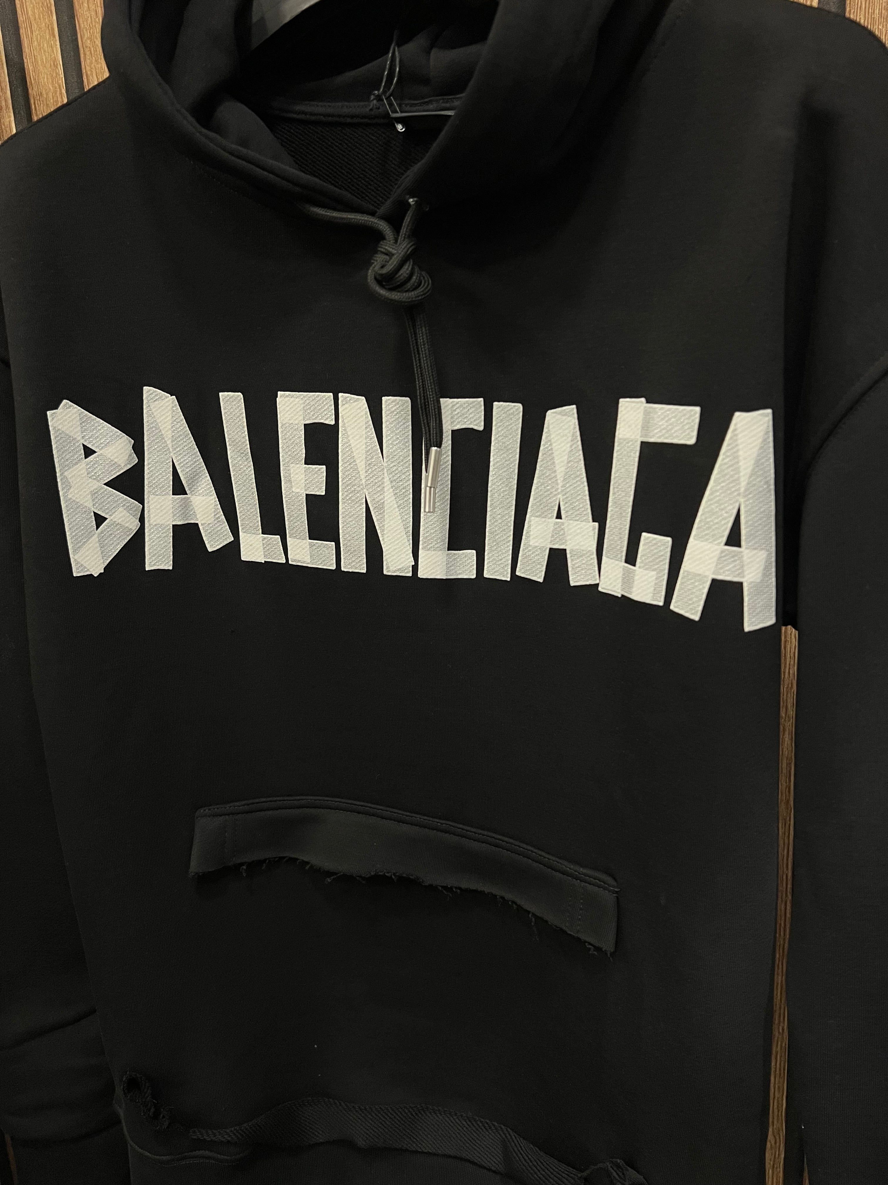 Balenciaga φούτερ με κουκούλα b-15