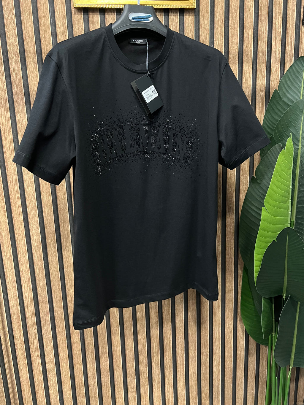 T-shirt Balmain crystal b-1014