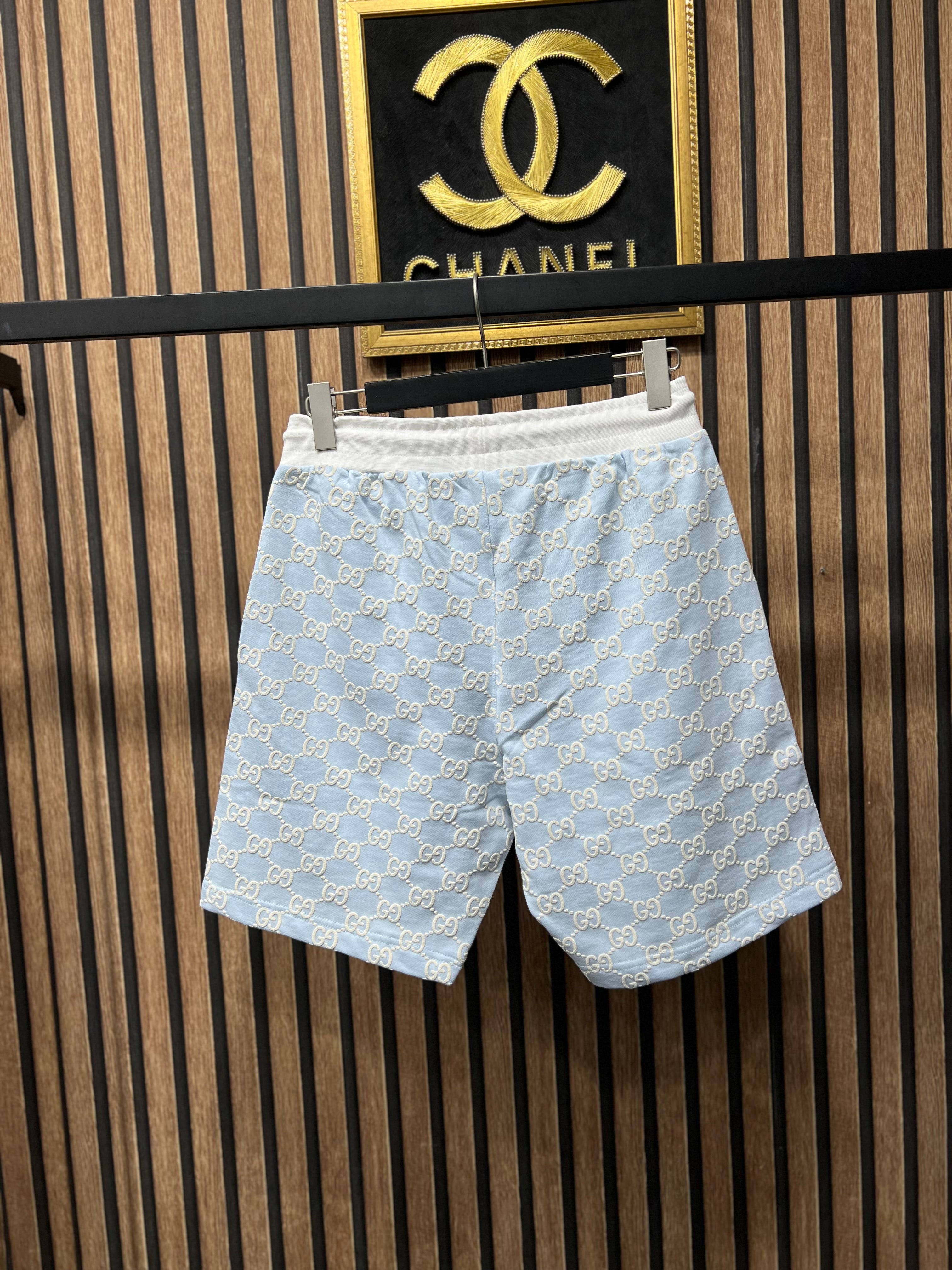 Gucci βερμούδα ανάγλυφο monogram g-2772