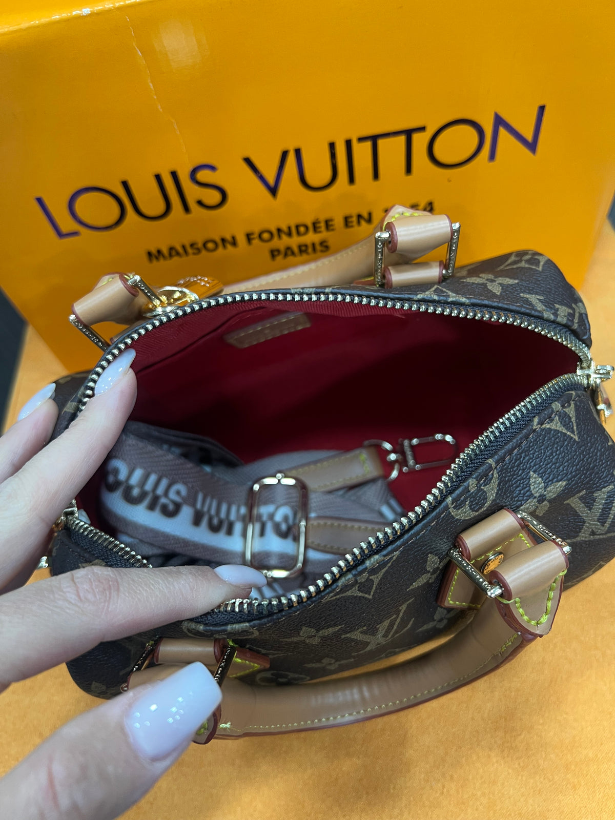 Τσάντα Louis Vuitton Speedy monogram l-0120