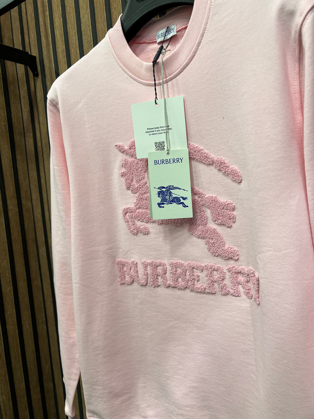 Burberry φούτερ pink b-1032