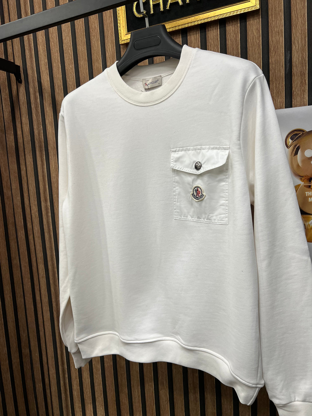 Moncler φούτερ με τσεπάκι m-1031