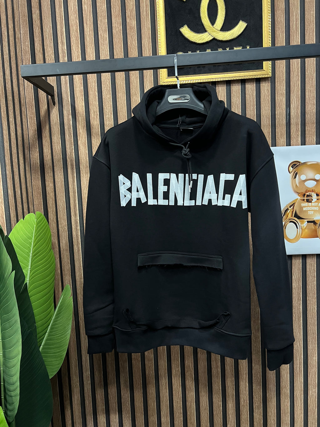 Balenciaga φούτερ με κουκούλα b-15
