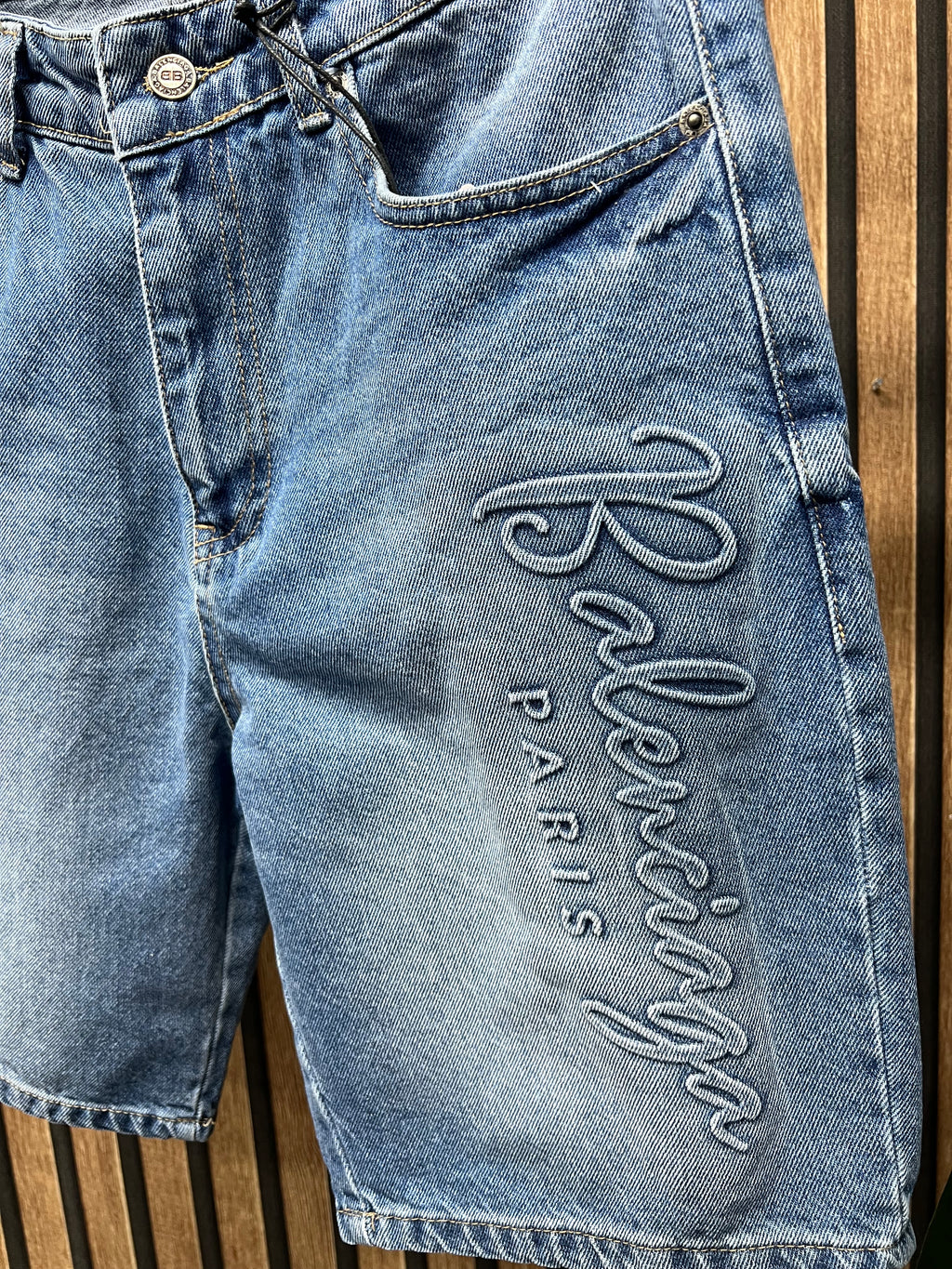 Balenciaga jeans βερμούδα b-226