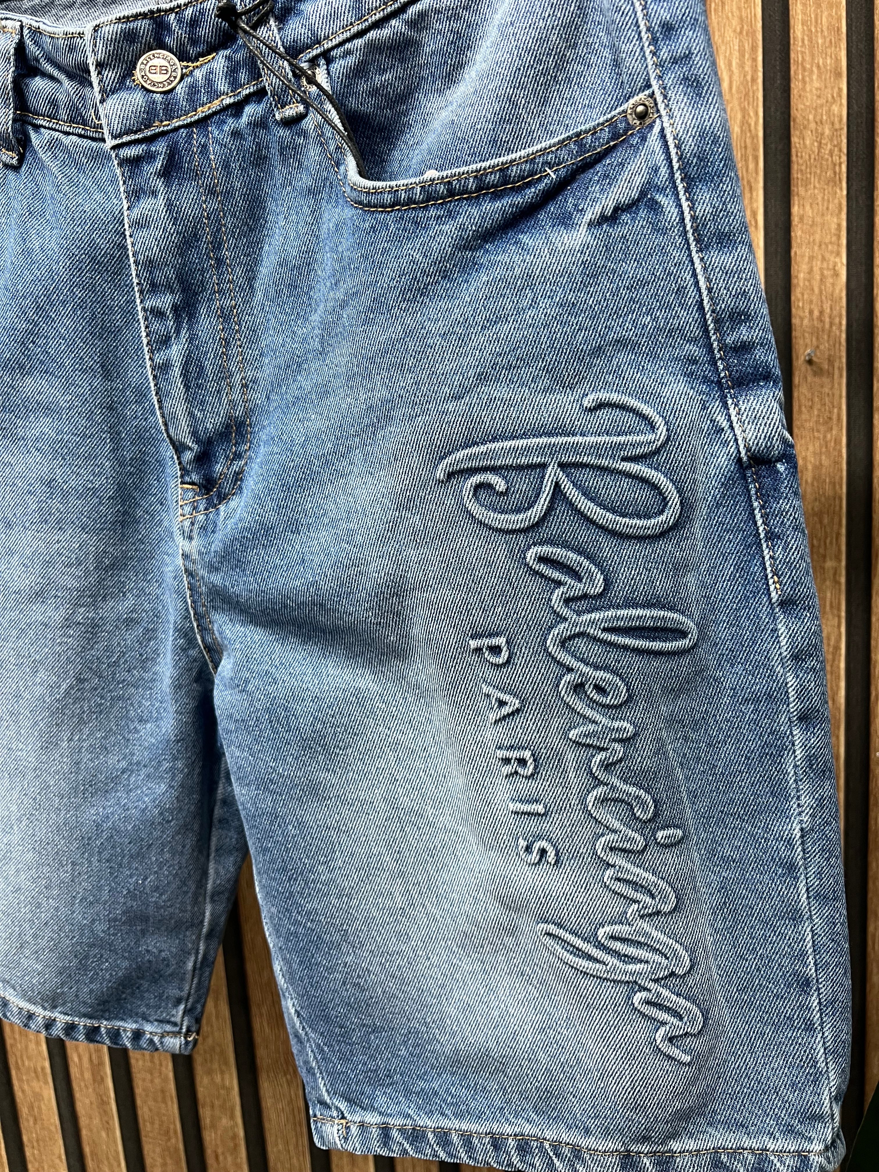 Balenciaga jeans βερμούδα b-226