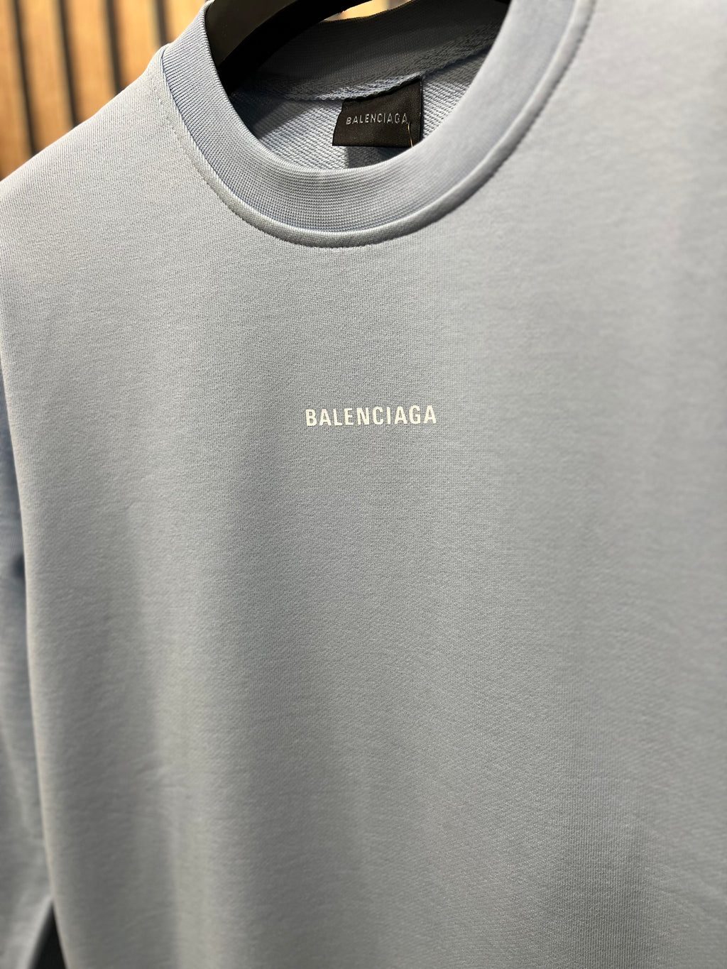 Balenciaga φούτερ baby blue p-1027