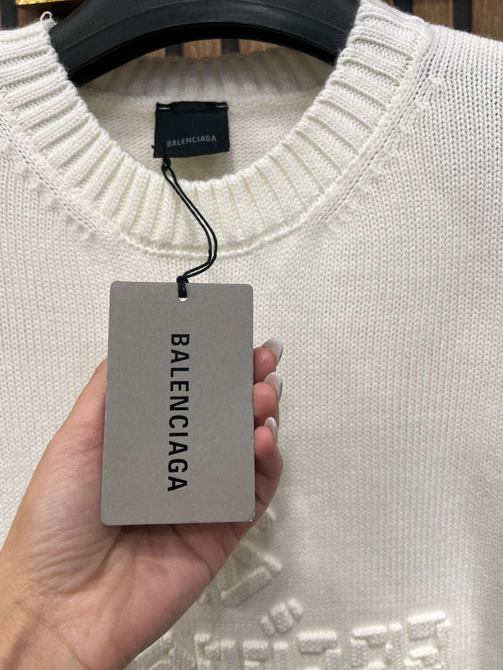 Balenciaga πλεκτό b-90