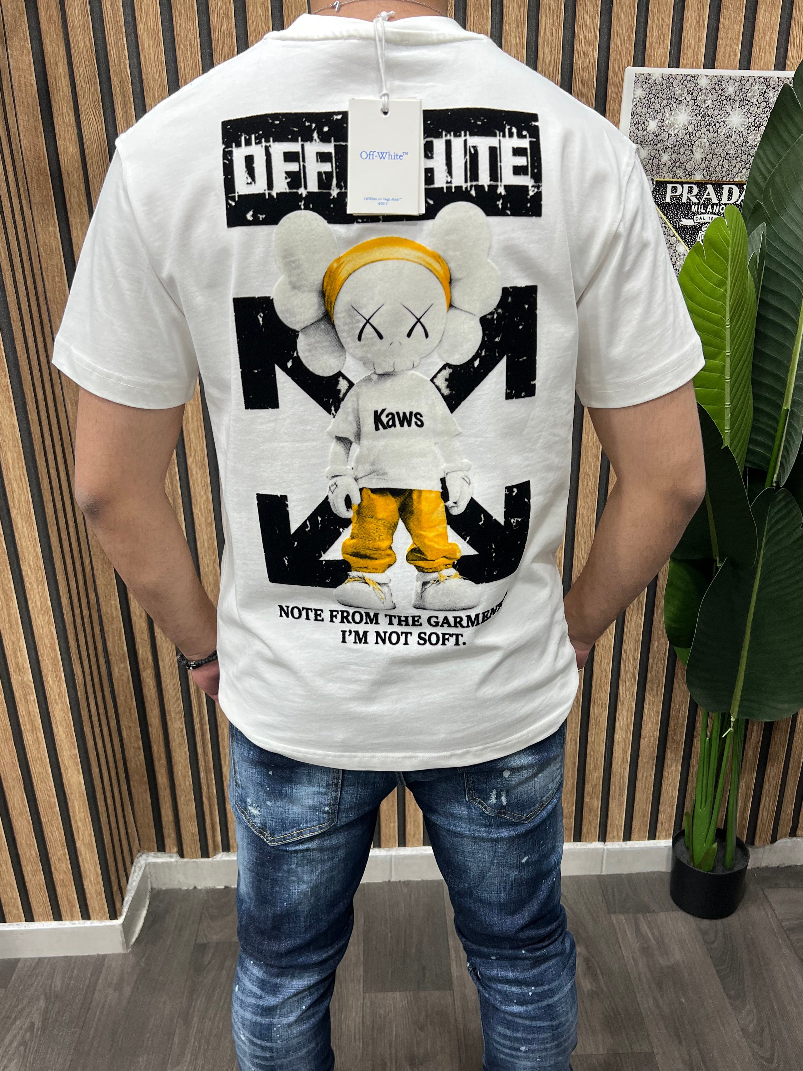 T-shirt Off White Kaws o-2004