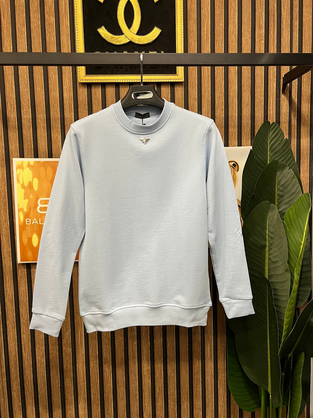 Prada φούτερ baby blue p-309