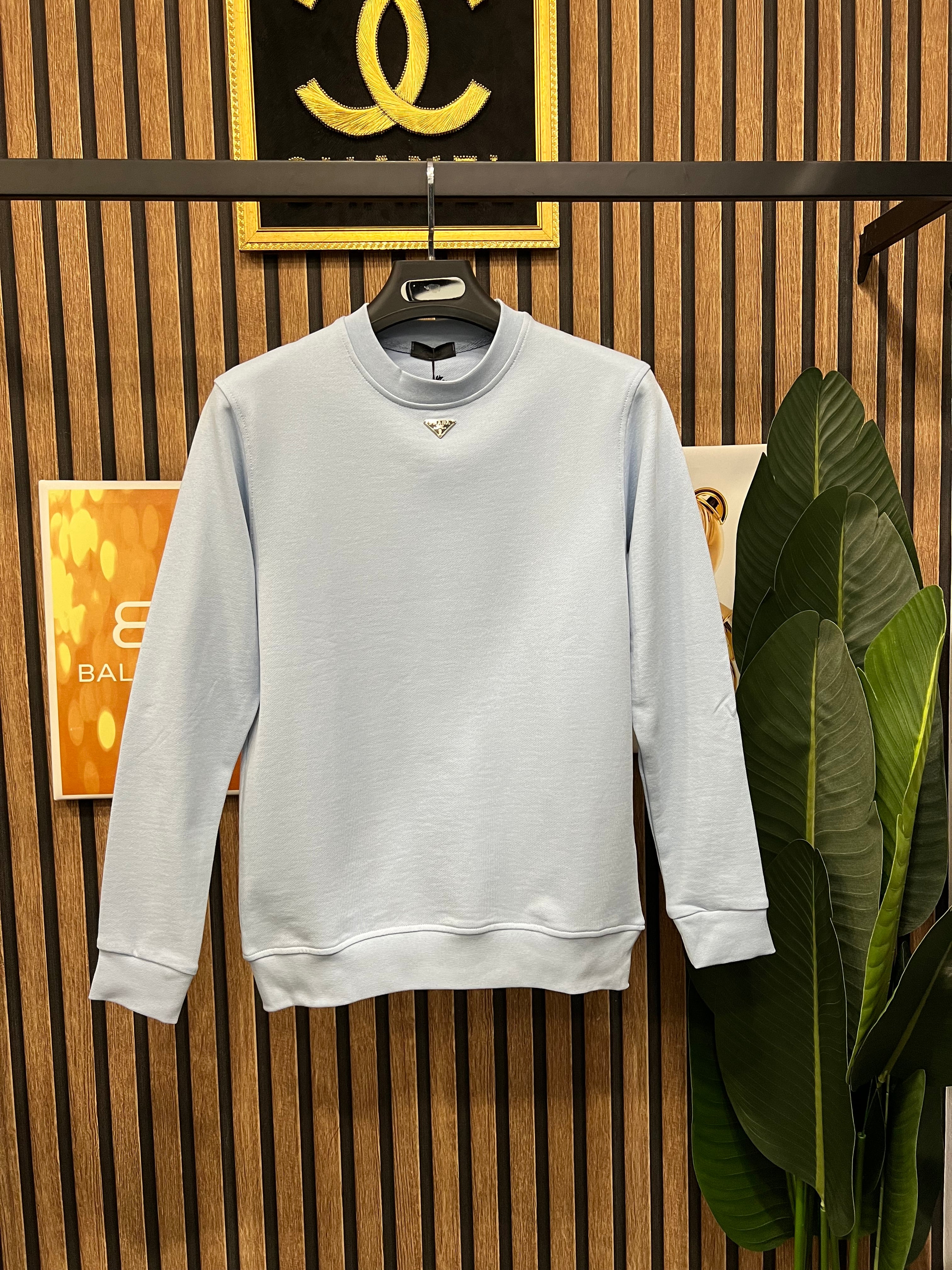 Prada φούτερ baby blue p-309
