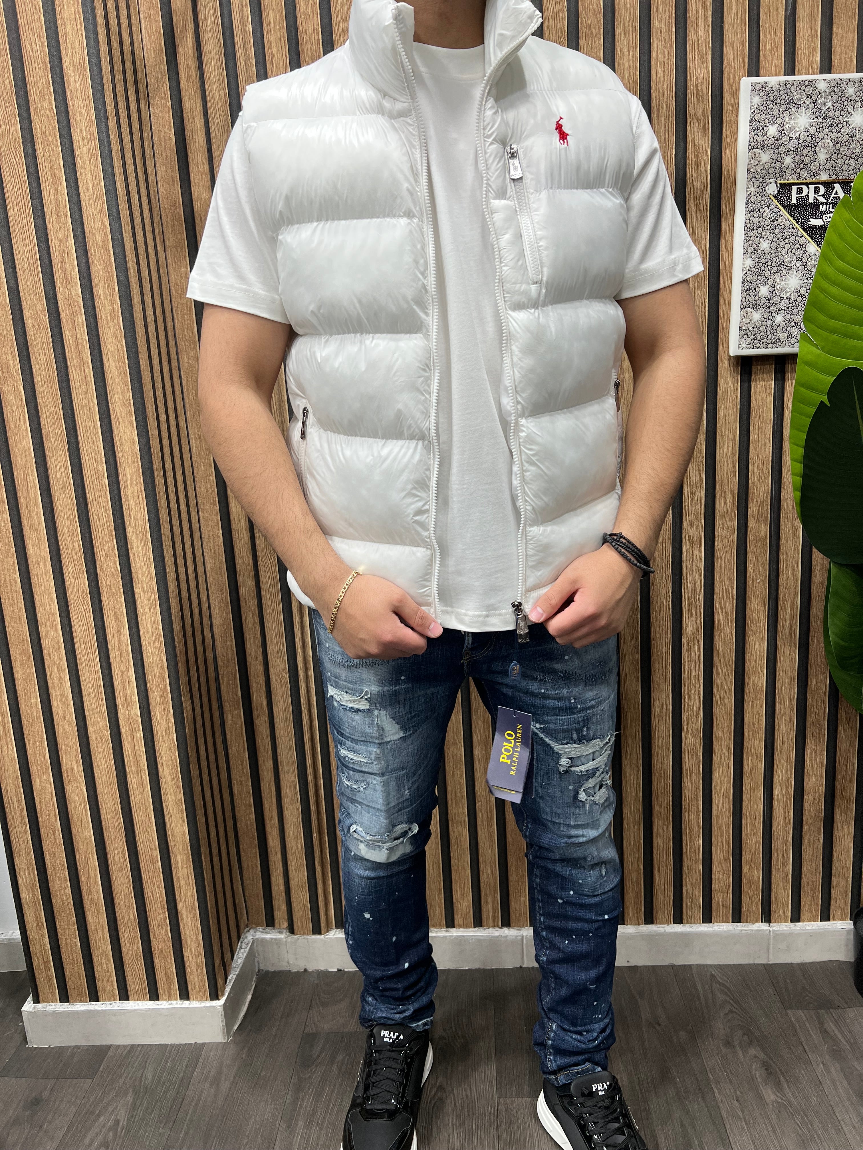 Αμάνικο Polo Ralph Lauren  white p-010