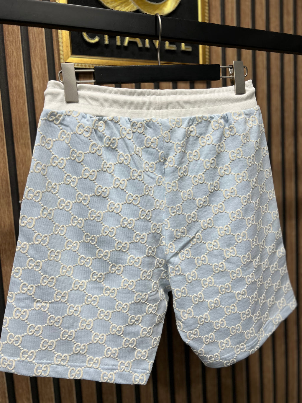 Gucci βερμούδα ανάγλυφο monogram g-2772