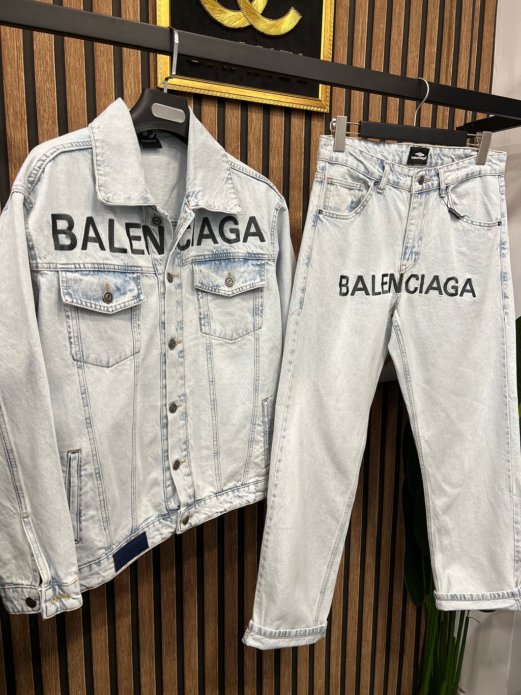 Balenciaga jeans σετ b-4467