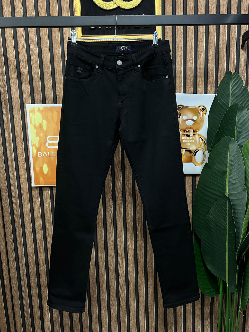 Jeans μαύρο παντελόνι Paul & Shark p-608