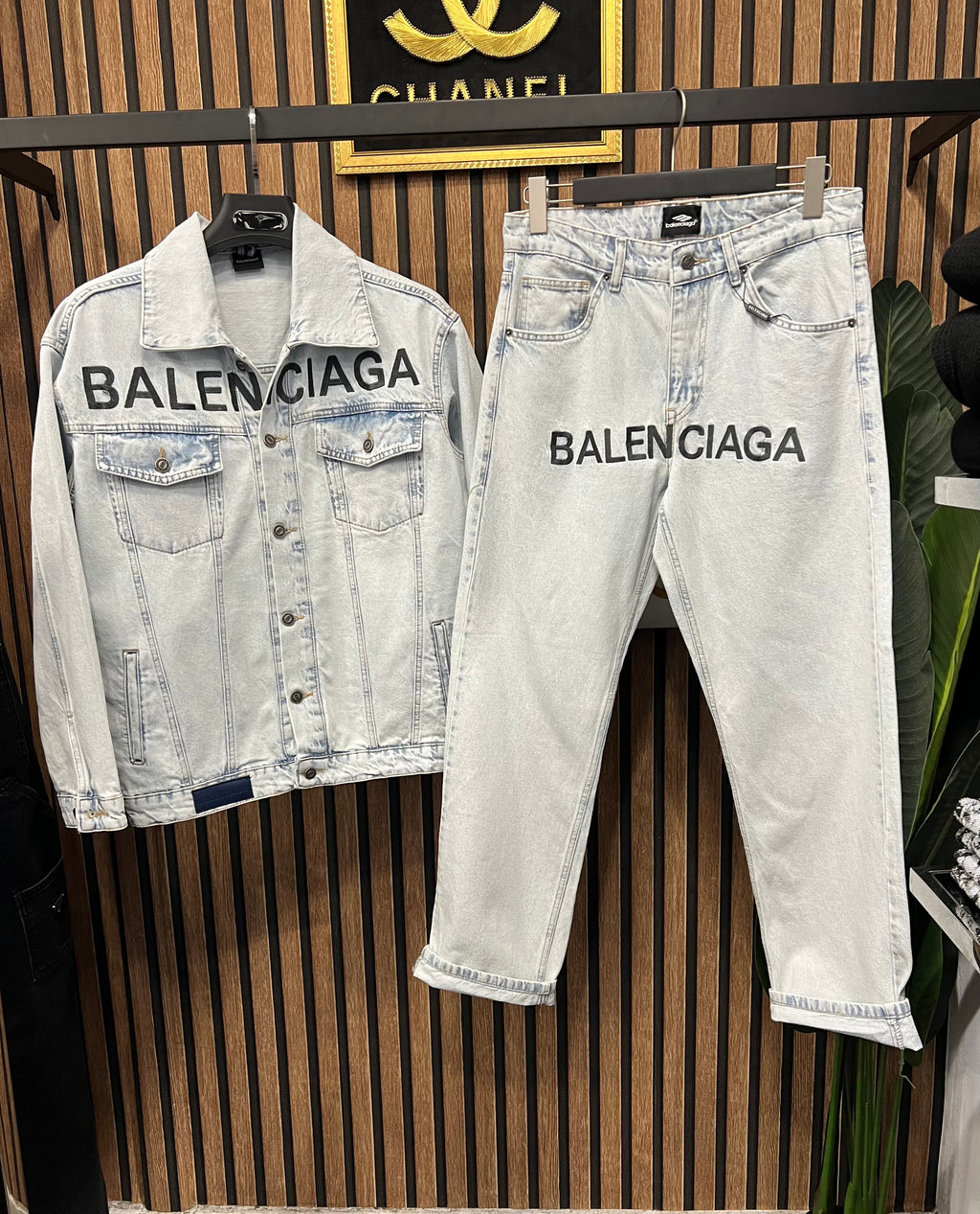 Balenciaga jeans σετ b-4467