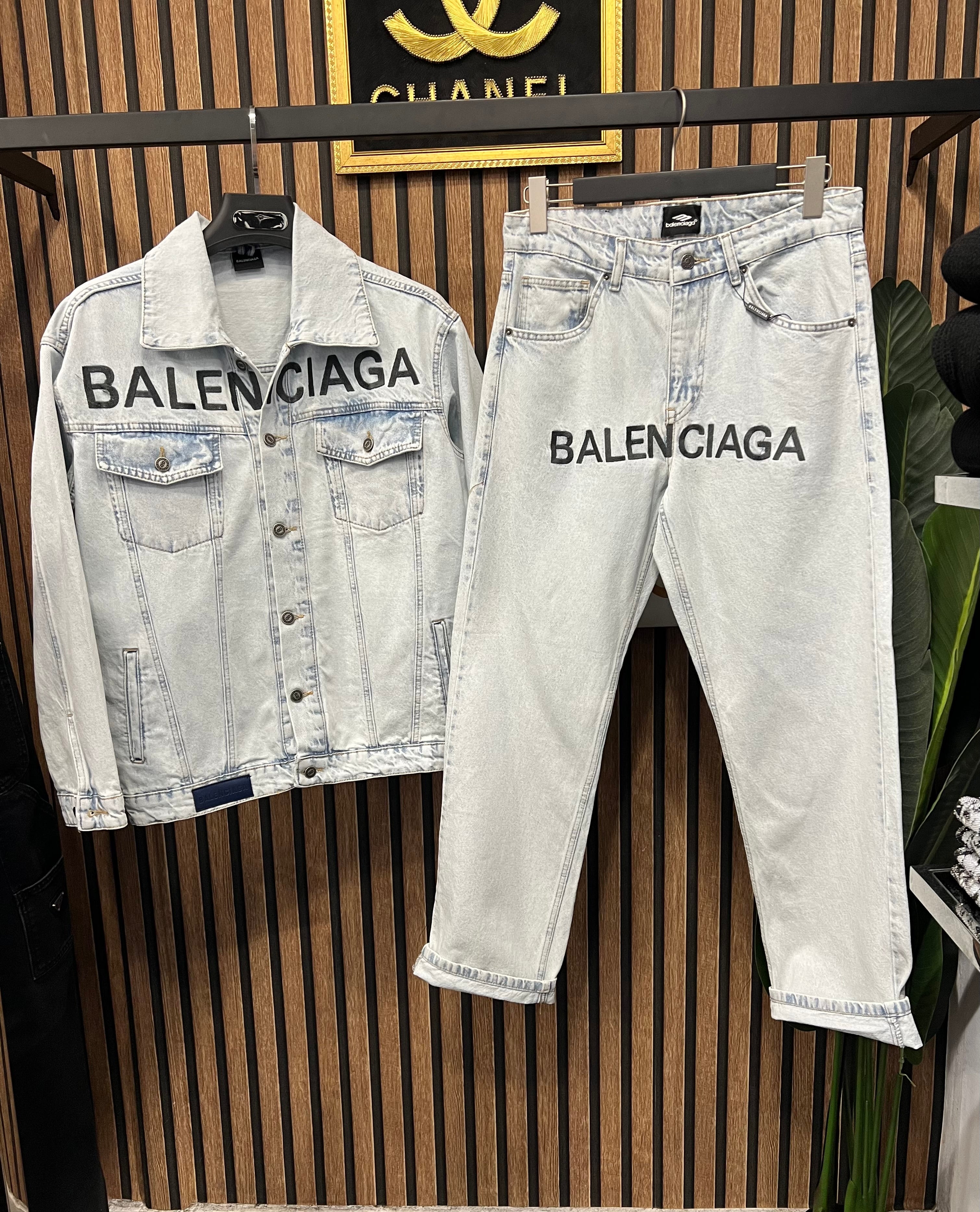 Balenciaga jeans σετ b-4467