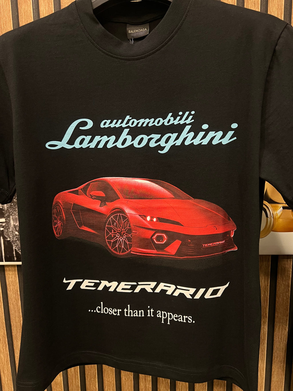 T-shirt Balenciaga Lamborghini b-681