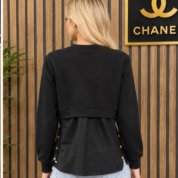 Elisabetta Franchi γυναικείο φούτερ e-309
