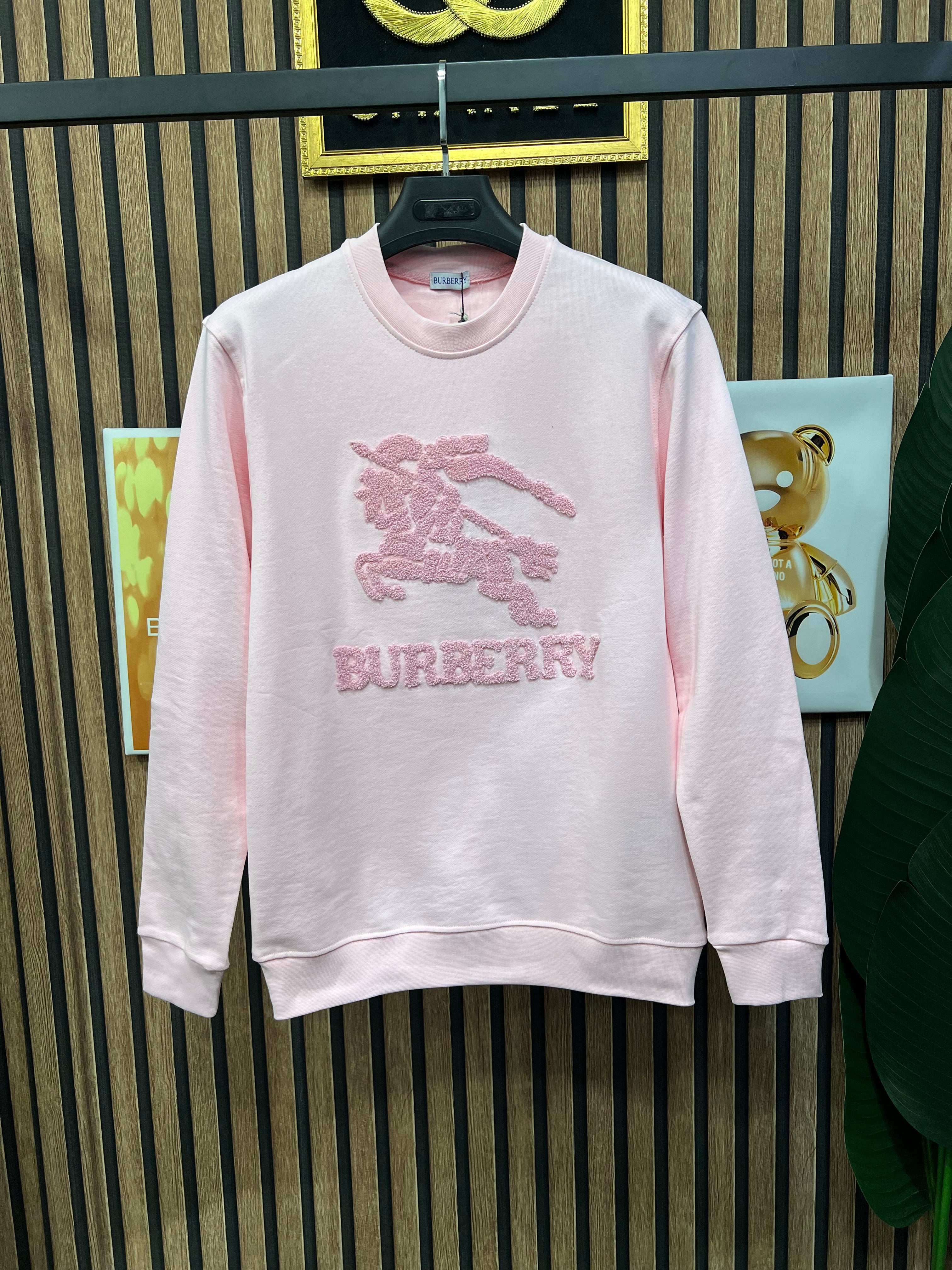 Burberry φούτερ pink b-1032