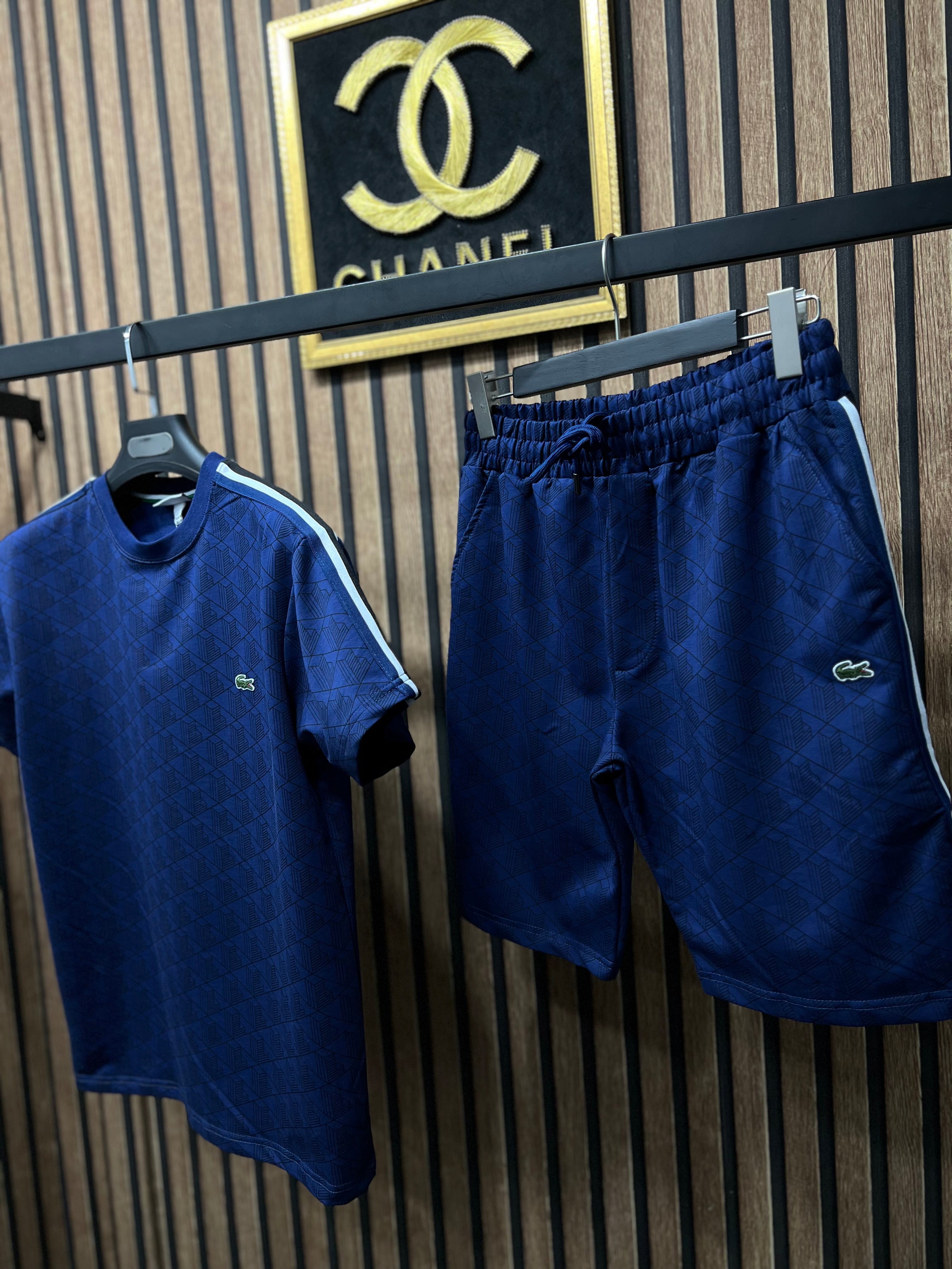 Lacoste σετ με βερμούδα l-2787